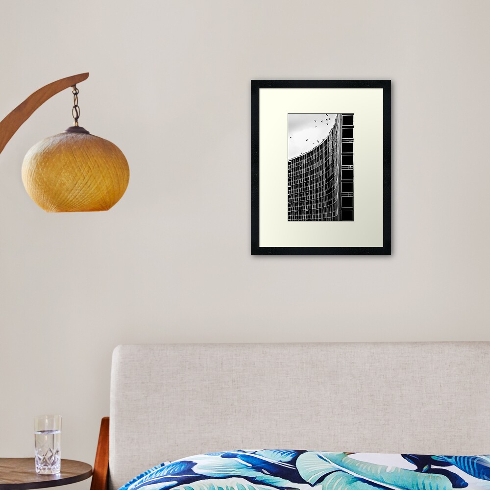 The Last to Leave Framed Art Print