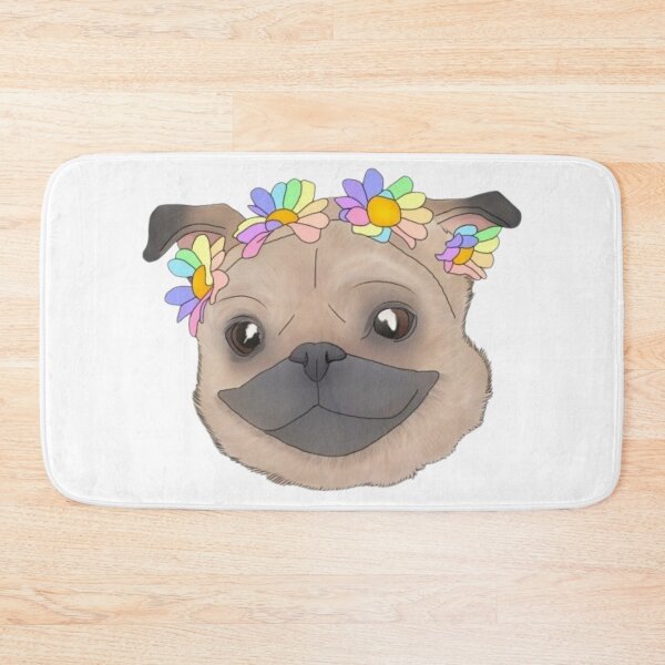 Item preview, Happy pug designed and sold by Artistkhg.