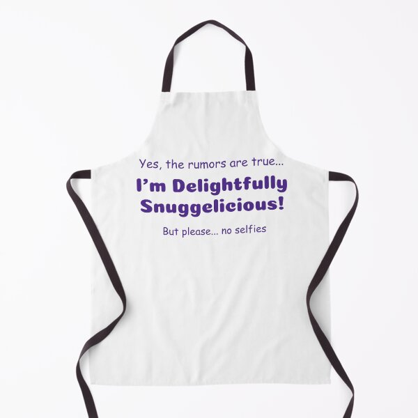 Aperçu de l'œuvre Funny Sayings I Am Delightfully Snuggelicious Original Artwork Gift Ideas créée et vendue par MPCFICTION.