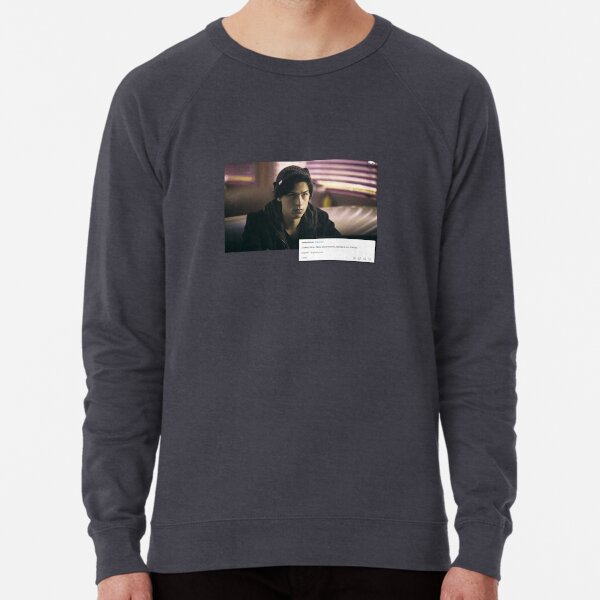 Jughead Jones Riverdale Shirt Design Cole Sprouse Lightweight Sweatshirt By Cerealekilleuse Redbubble
