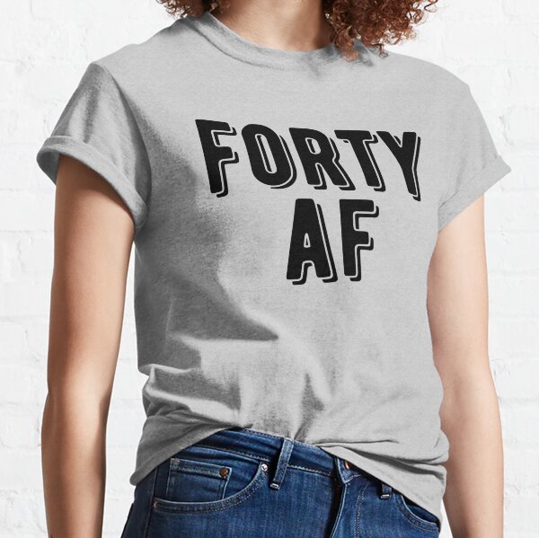 Forty the ultimate F Word Unisex Crew Neck T Shirt 40th Birthday T Shirt 40th Birthday Shirt Happy Birthday Finally Fabulous 40 Gift