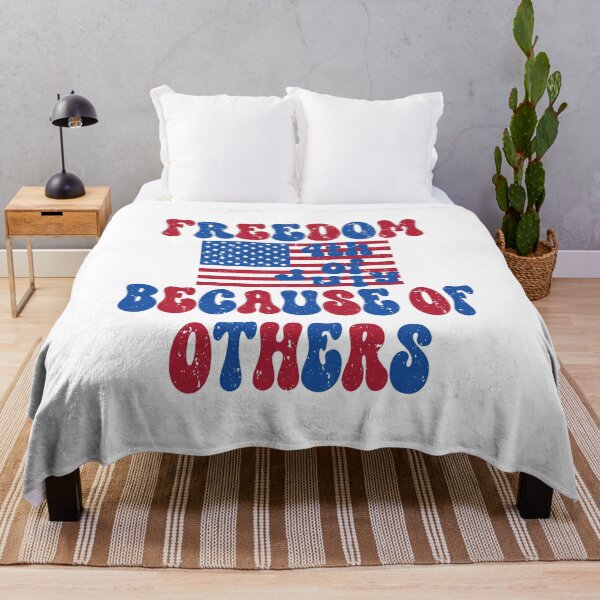 Item preview, Freedom Because of Others, 4th of July shirts, by DAM Creative, designed and sold by DAM Creative ⭐⭐⭐⭐⭐.