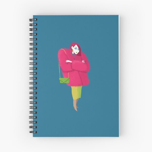 Item preview, Pink fuzzy coat designed and sold by leeuruart.