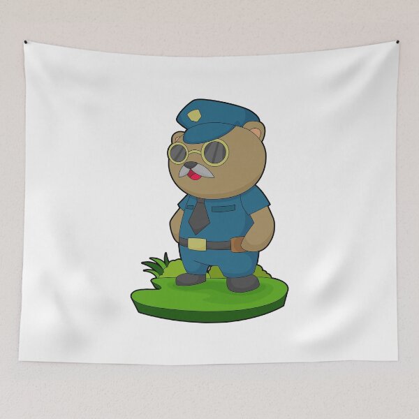 Item preview, Bear Cop Sunglasses Police designed and sold by Snabdesign84.