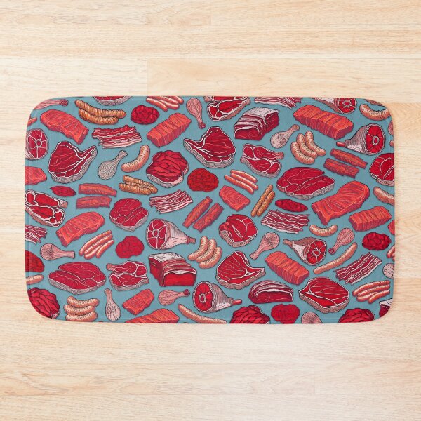 Item preview, Meat Eater Carnivore Summer Barbeque Grill Chef BBQ Pattern designed and sold by GrandeDuc.