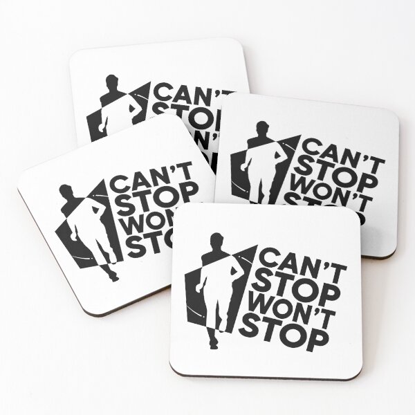 Item preview, Can't Stop Won't Stop Sticker designed and sold by Ezra Arendse.
