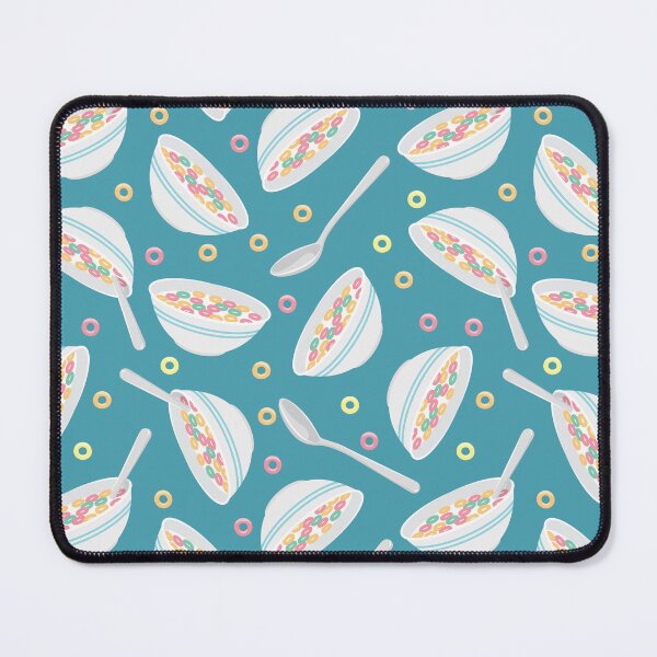 Item preview, cereal bowl toss - teal designed and sold by littlearrow.