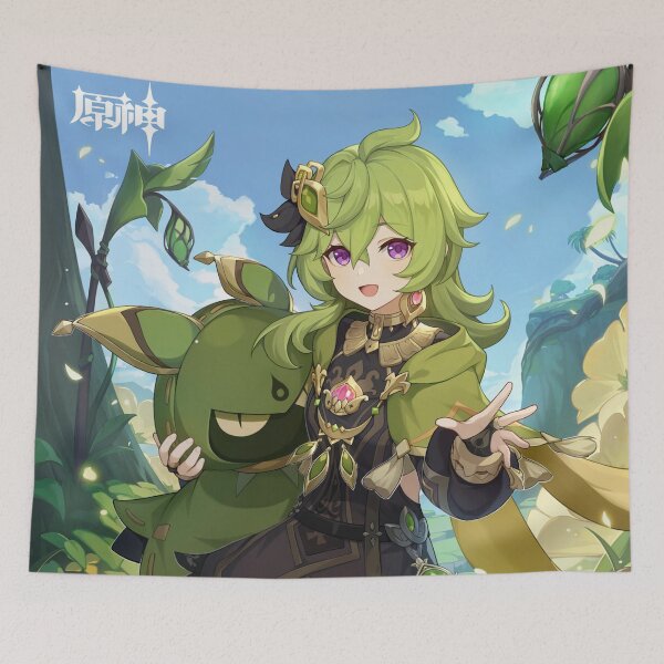 Item preview, Genshin Impact - Collei Official Birthday Artwork 2023 designed and sold by Krimsy.