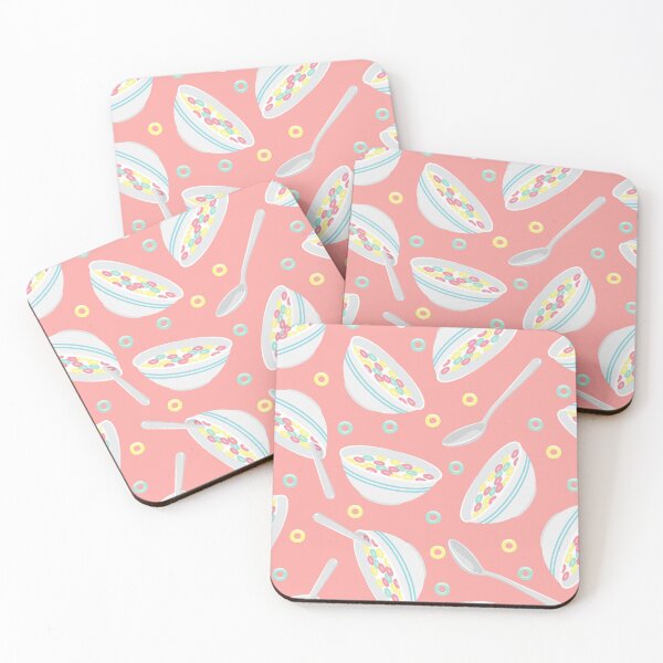 Item preview, cereal bowl toss - pink designed and sold by littlearrow.