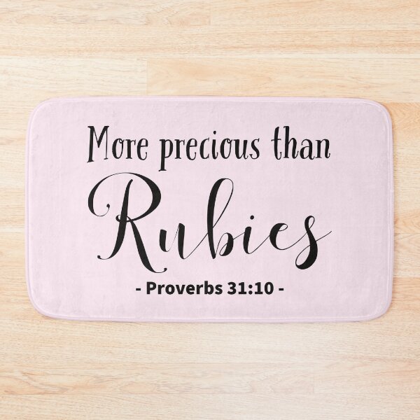 Item preview, Proverbs 31: More precious than rubies designed and sold by Warrior Bride.