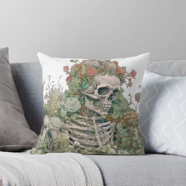 Item preview, Skeleton with Succulents and Roses designed and sold by Olivia Mann.