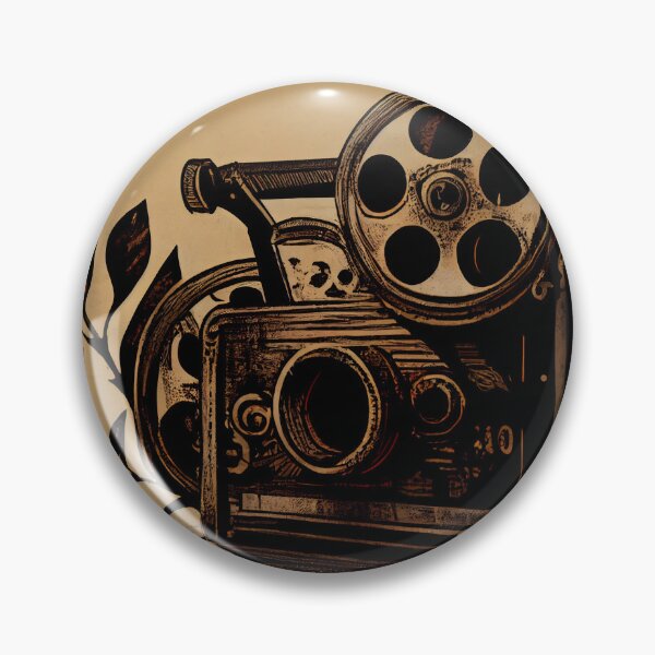 Item preview, Retro video camera over vintage background with grunge texture designed and sold by anytka.