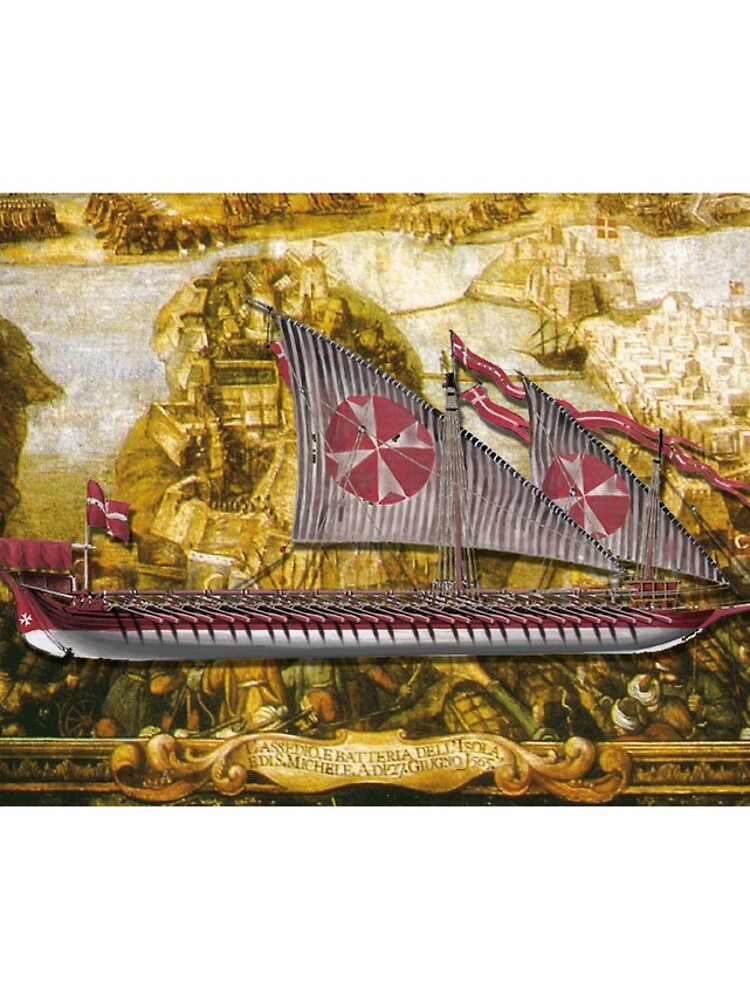 Postcard - Maltese Knights Galley by TheCollectioner