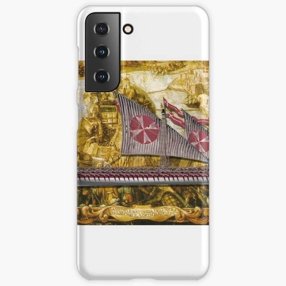 Postcard - Maltese Knights Galley Case & Skin for Samsung Galaxy
