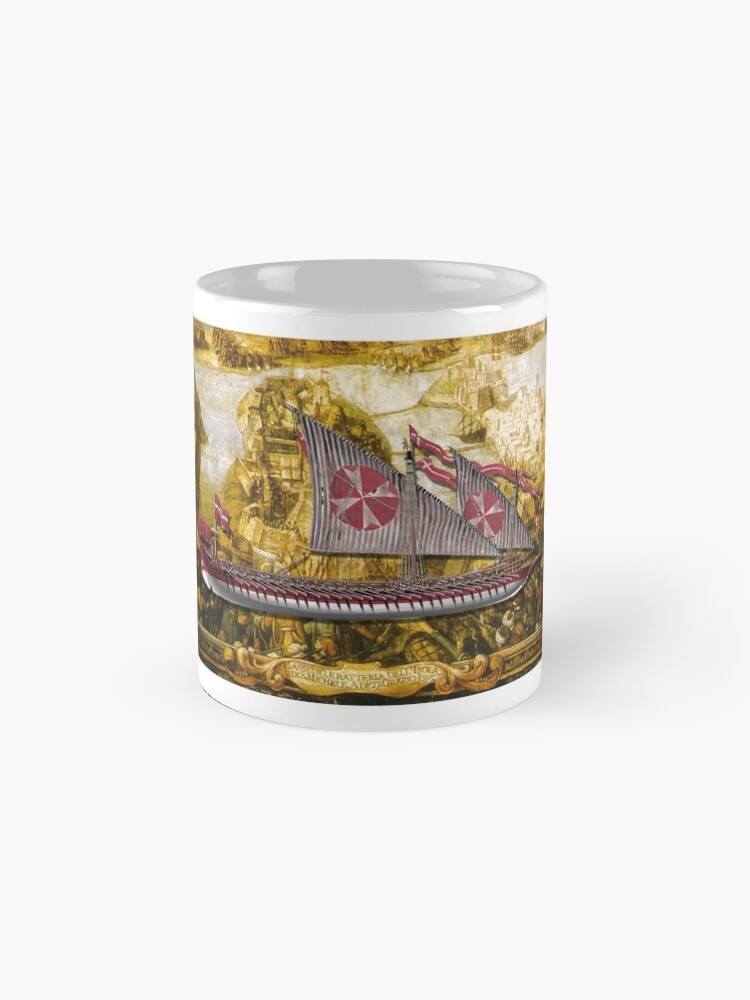 Alternate view of Postcard - Maltese Knights Galley Mug