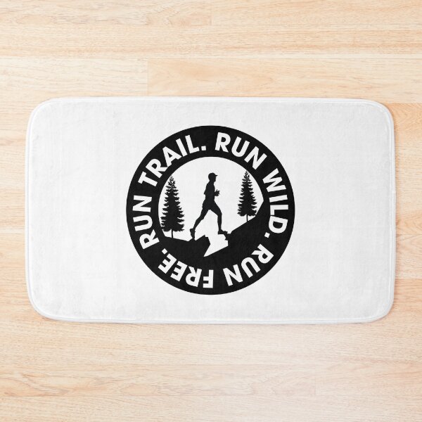 Item preview, Male Trail Running Round Black Sticker designed and sold by Ezra Arendse.