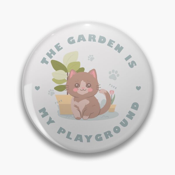 Item preview, green cat garden white background designed and sold by Sani Store.