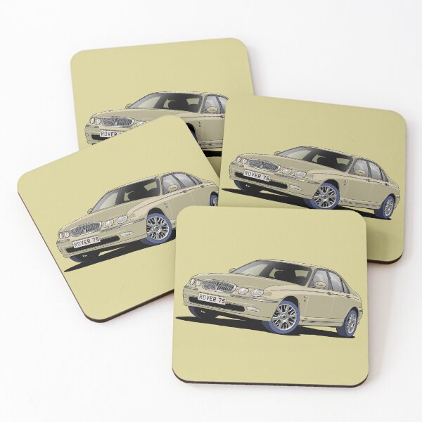Item preview, White Gold Rover 75 designed and sold by Webazoot Industries - Car Art.