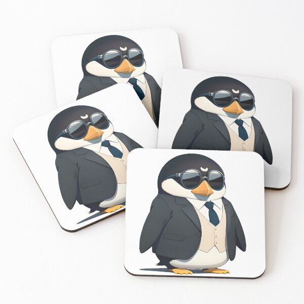 Item preview, Penguin agent with a suit and sunglasses designed and sold by ioto-visuals.