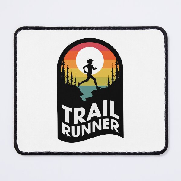 Item preview, Female Trail Running Full Colour Sticker designed and sold by Ezra Arendse.