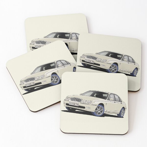Item preview, White Rover 75 car designed and sold by Webazoot Industries - Car Art.