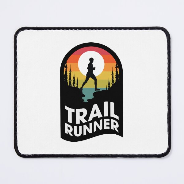 Item preview, Male Trail Running Full Colour Sticker designed and sold by Ezra Arendse.