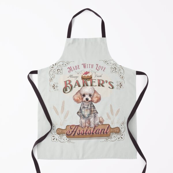 Item preview, Dog Poodle Baker's Assistant - Baking Buddy designed and sold by PositiveIdeas.