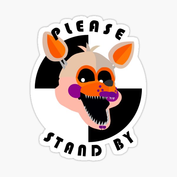 LOLBIT - Please Stand By - Five Nights At Freddys - Sticker