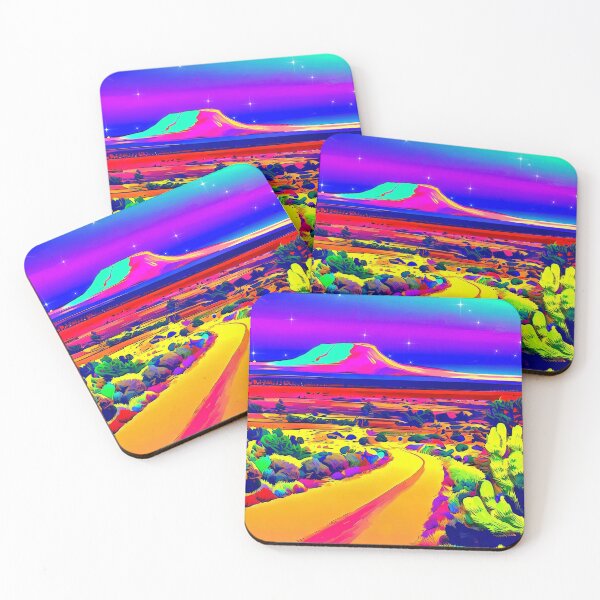 Item preview, Evening Mesa Pop Art Landscape designed and sold by LaRoach Digital Arts.