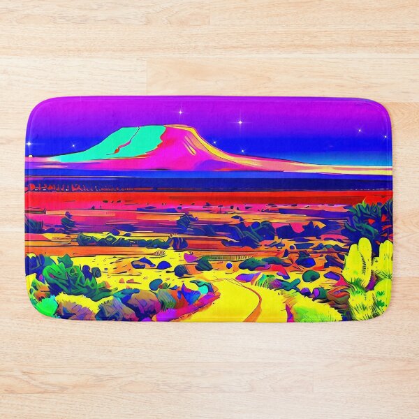 Item preview, Evening Mesa Pop Art Landscape designed and sold by LaRoach Digital Arts.