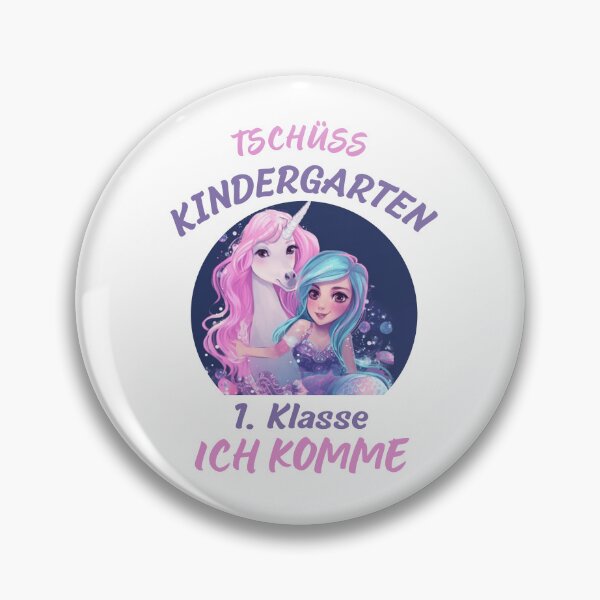 Item preview, Children starting school 2023 girls mermaid & unicorn designed and sold by Kentala.