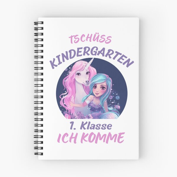 Item preview, Children starting school 2023 girls mermaid & unicorn designed and sold by Kentala.