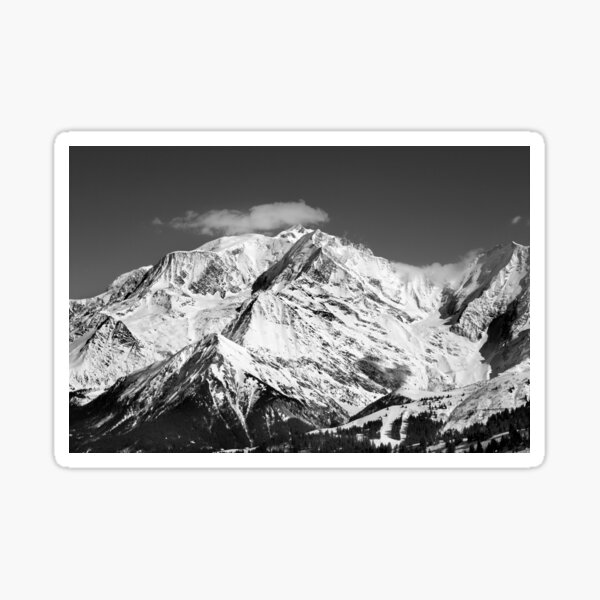 Artikel-Vorschau von Mt. Blanc mit Wolke., designt und verkauft von Dave Hare.