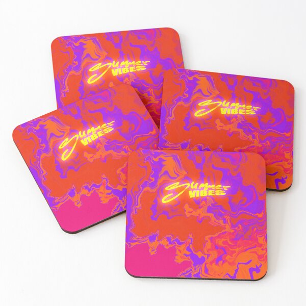 Item preview, Summer vibes pink purple liquid pattern designed and sold by SoulTrekking.