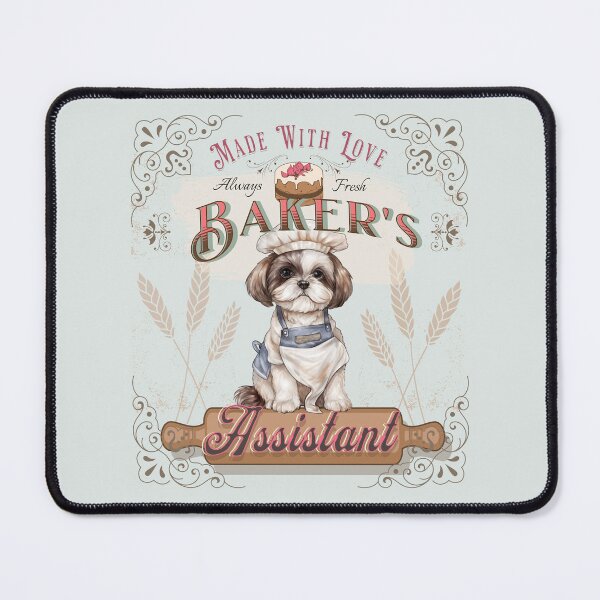 Item preview, Dog Shih Tzu Baker's Assistant - Baking Buddy designed and sold by PositiveIdeas.