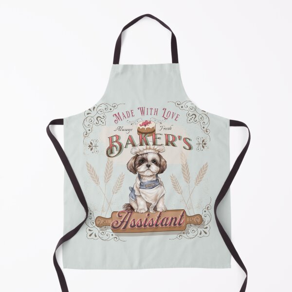 Item preview, Dog Shih Tzu Baker's Assistant - Baking Buddy designed and sold by PositiveIdeas.