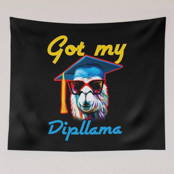 Item preview, I got my Dipllama, funny llama, funny graduation, 2023 grad designed and sold by mwebba2005.