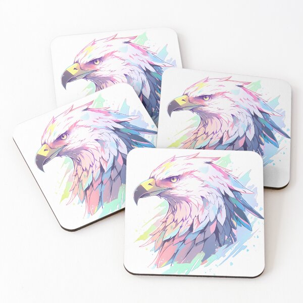 Item preview,  Pastel-colored Eagle Bust designed and sold by SweetMagicDream.