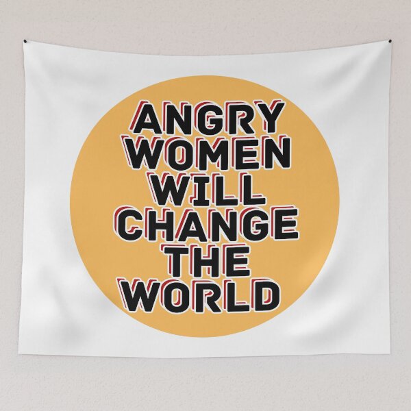 Item preview, ANGRY WOMEN WILL CHANGE THE WORLD designed and sold by wilder-mind.