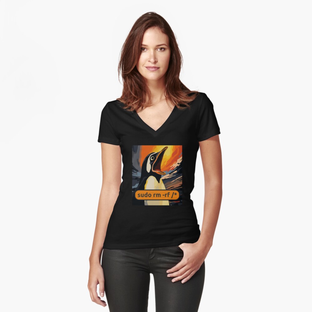 Item preview, Fitted V-Neck T-Shirt designed and sold by JackCurtis1991.