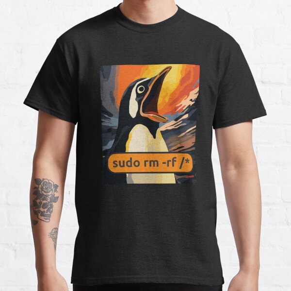 Item preview, Screaming Tux Linux sudo rm -rf /* designed and sold by Jack Curtis.