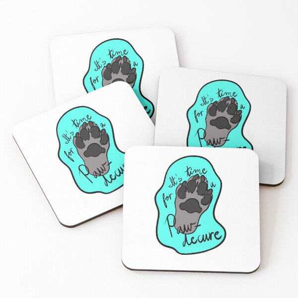 Item preview, Pawdecure Gray Paw designed and sold by DogStylistVibes.
