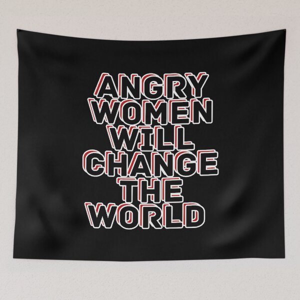 Item preview, ANGRY WOMEN WILL CHANGE THE WORLD designed and sold by wilder-mind.