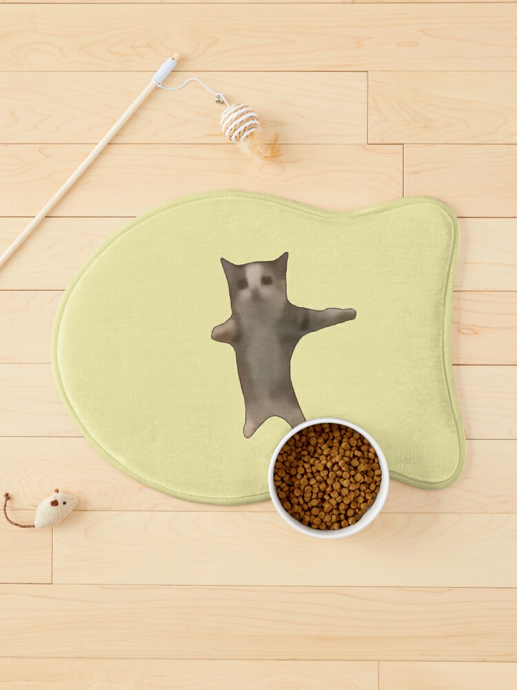 Cat Head Shaped Dog Feeding Mat, Silicone Pet Food Mat For Floor