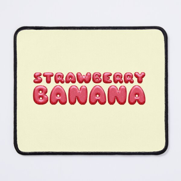 Item preview, Strawberry Banana Sticker Text Weed Strain Original Cannabis Label designed and sold by DabGraphic.