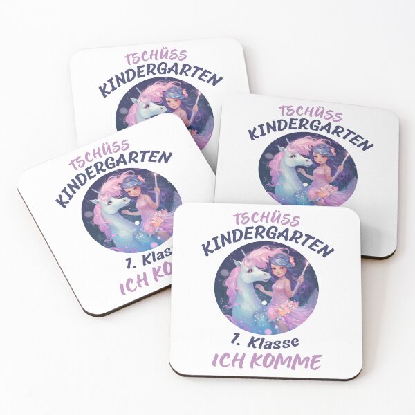 Item preview, Children starting school 2023 girls unicorn & mermaid kindergarten designed and sold by Kentala.