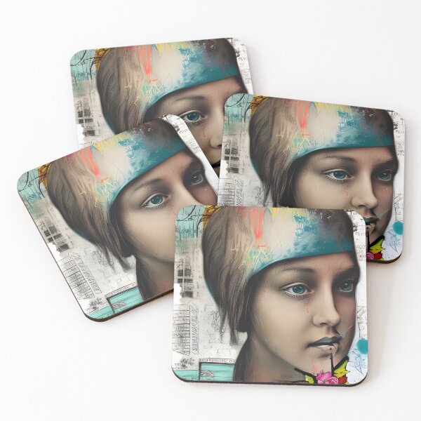 Item preview, Blue Eyes Girl , Abstract Sketch designed and sold by PC-artist.
