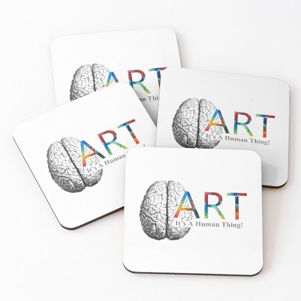 Item preview, Art Is A Human Thing Colorful Support For The Arts designed and sold by Sharon Cummings Art.