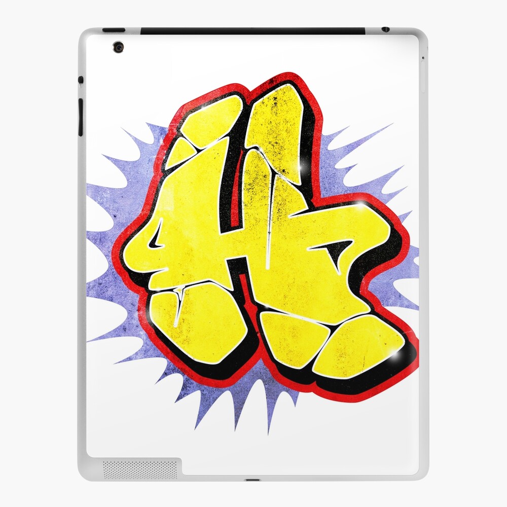 Letter W- Graffiti Street Art Style  iPad Case & Skin for Sale by  CreativeOpus