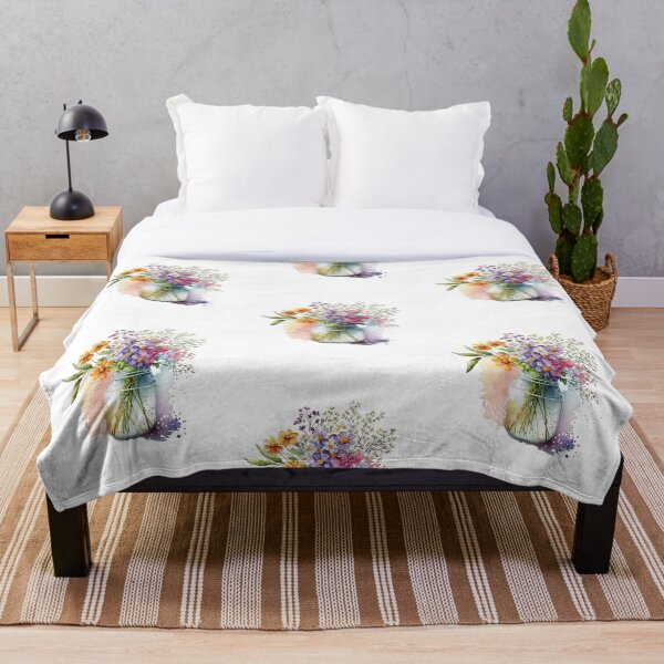 Item preview, Flores de colores en un frasco designed and sold by MagicWardrobe.